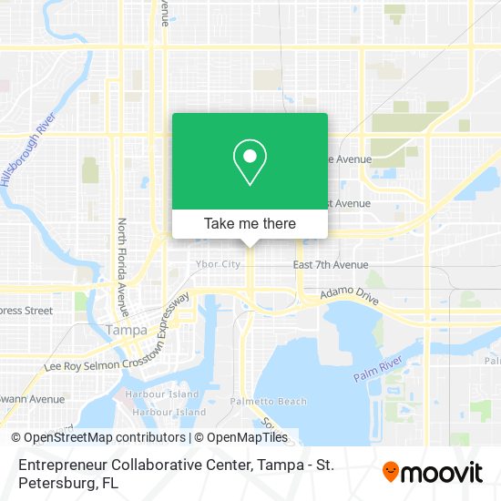 Mapa de Entrepreneur Collaborative Center