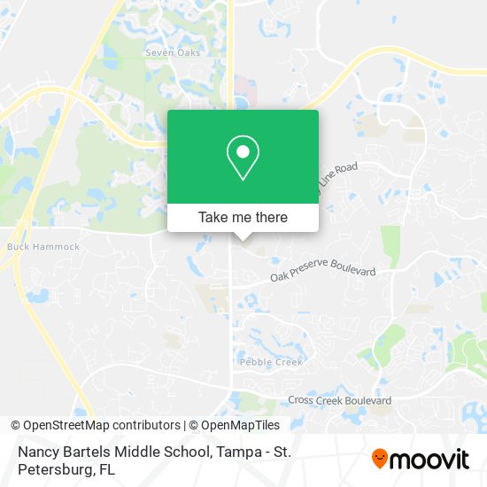 Nancy Bartels Middle School map