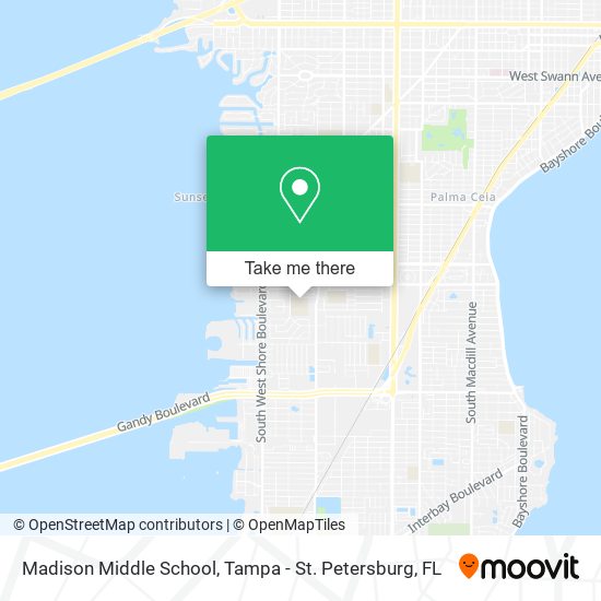 Mapa de Madison Middle School