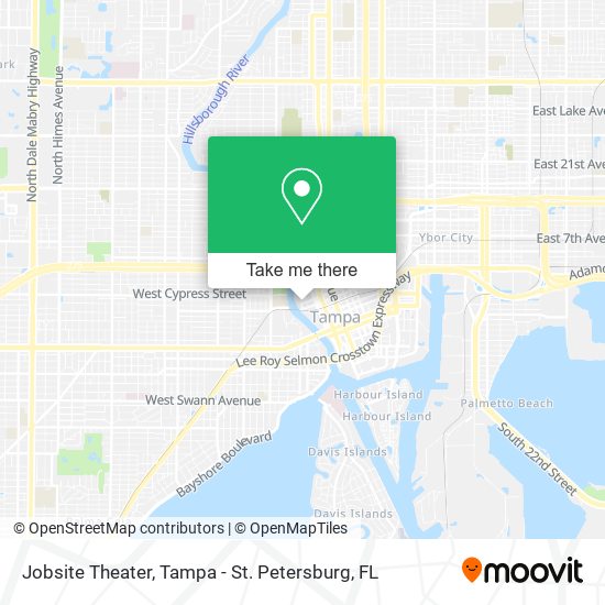 Jobsite Theater map