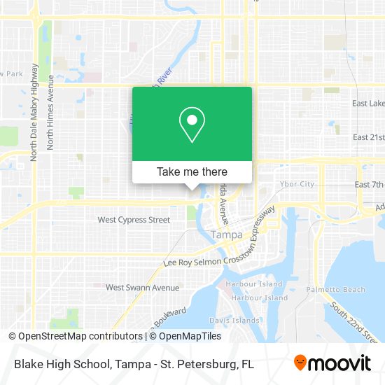 Mapa de Blake High School