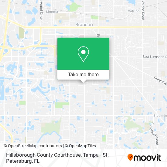 Mapa de Hillsborough County Courthouse