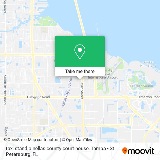 taxi stand pinellas county court house map
