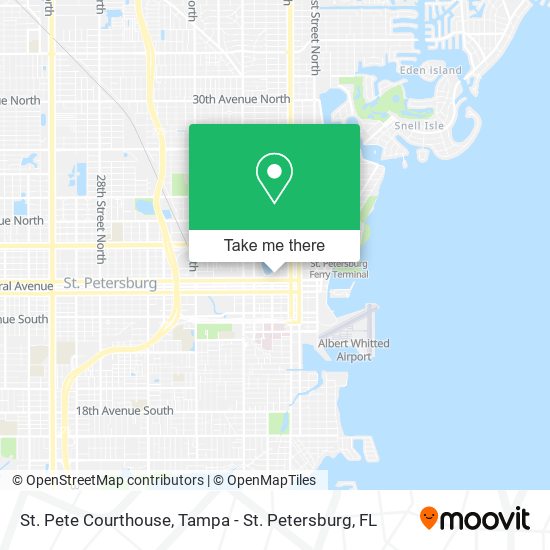 Mapa de St. Pete Courthouse