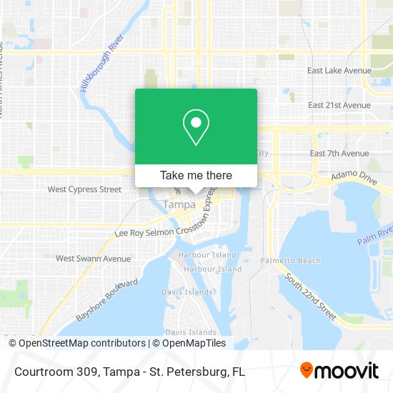 Courtroom 309 map