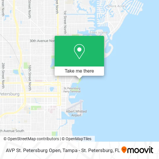 AVP St. Petersburg Open map