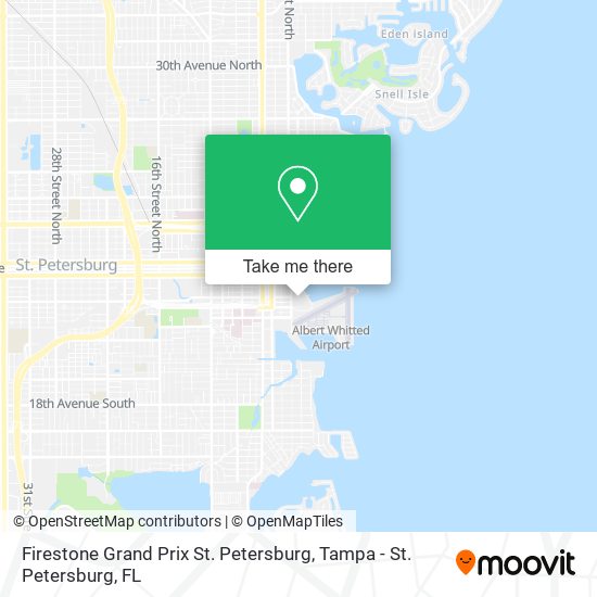 Firestone Grand Prix St. Petersburg map