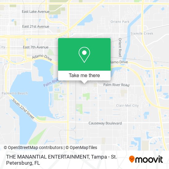Mapa de THE MANANTIAL ENTERTAINMENT