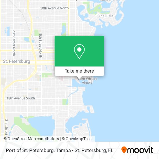 Port of St. Petersburg map