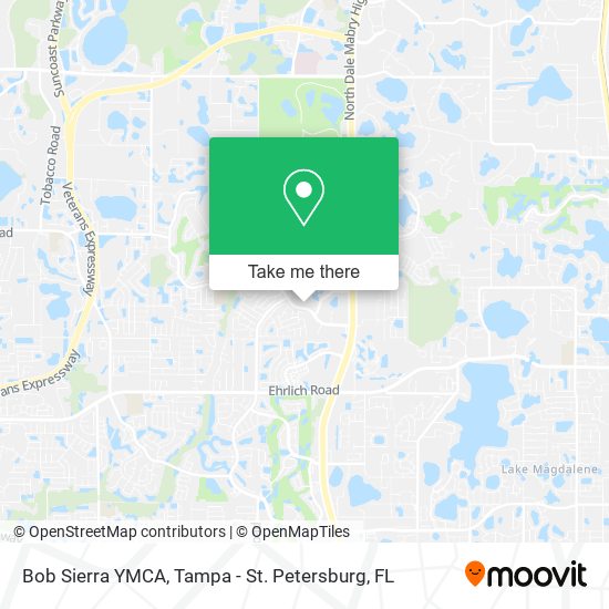 Bob Sierra YMCA map