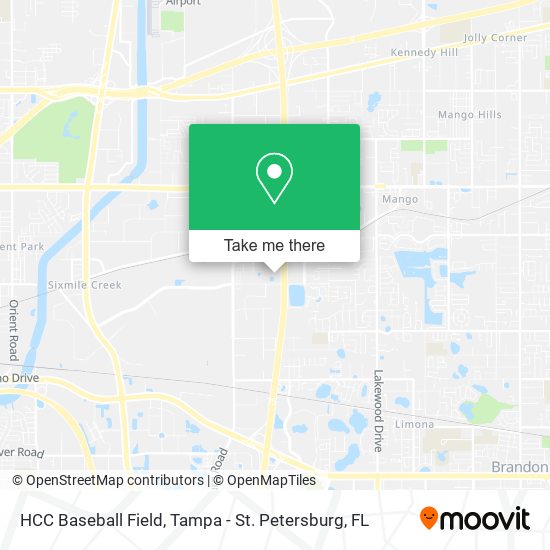 Mapa de HCC Baseball Field