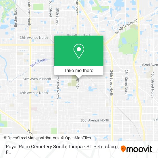 Mapa de Royal Palm Cemetery South