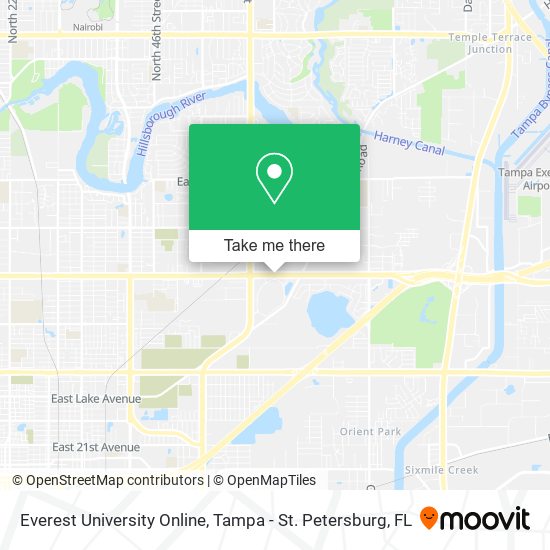 Mapa de Everest University Online