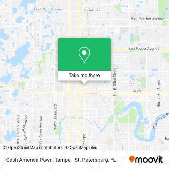Mapa de Cash America Pawn