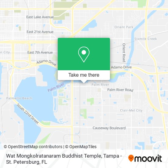Mapa de Wat Mongkolratanaram Buddhist Temple
