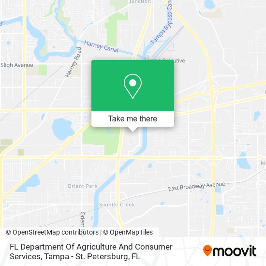 Mapa de FL Department Of Agriculture And Consumer Services