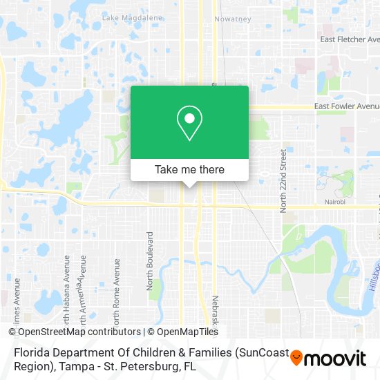 Florida Department Of Children & Families (SunCoast Region) map