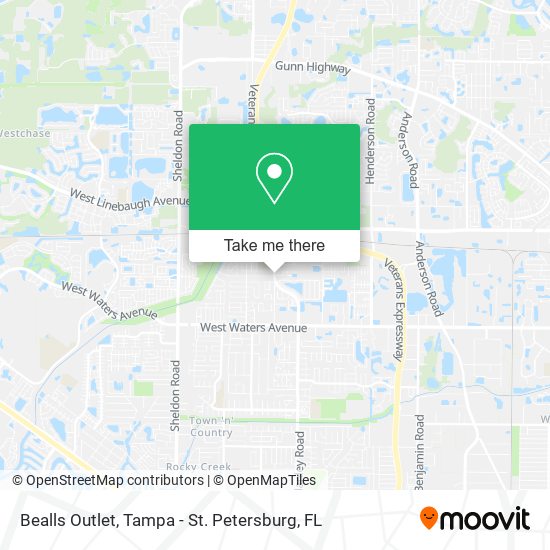 Bealls Outlet map