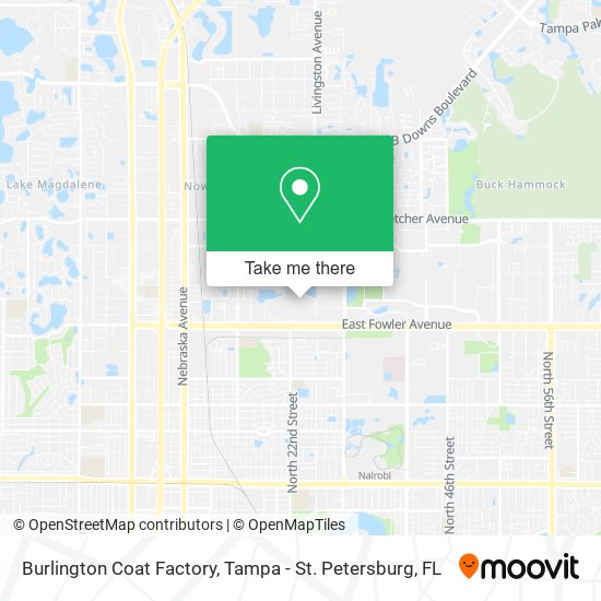 Mapa de Burlington Coat Factory