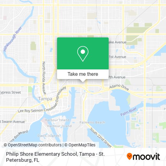 Philip Shore Elementary School map
