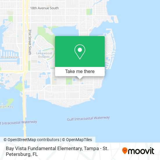 Bay Vista Fundamental Elementary map