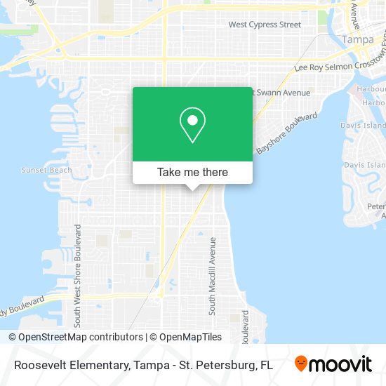 Roosevelt Elementary map