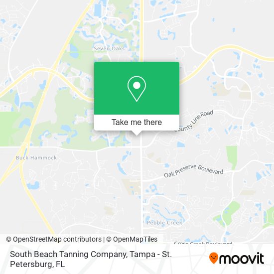 Mapa de South Beach Tanning Company