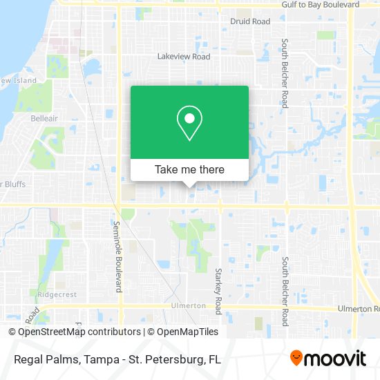 Regal Palms map
