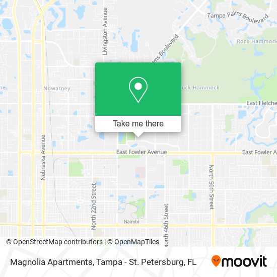 Magnolia Apartments map
