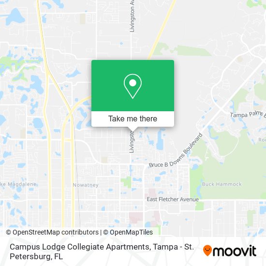 Campus Lodge Collegiate Apartments map