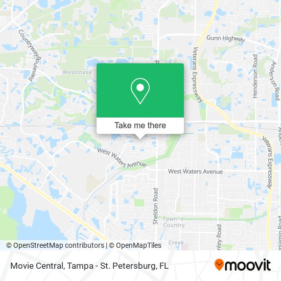 Mapa de Movie Central