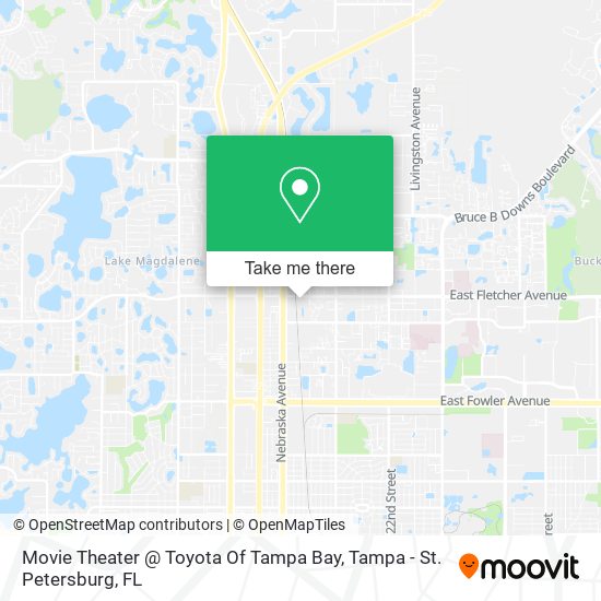 Movie Theater @ Toyota Of Tampa Bay map