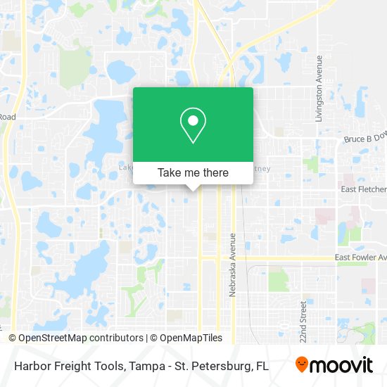 Mapa de Harbor Freight Tools