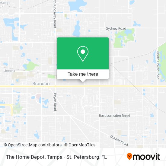 The Home Depot map