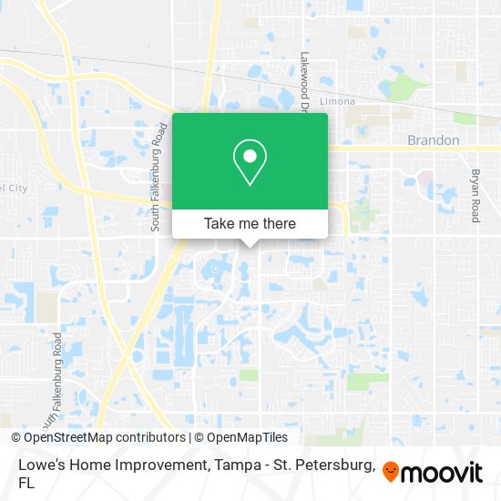 Lowe's Home Improvement map