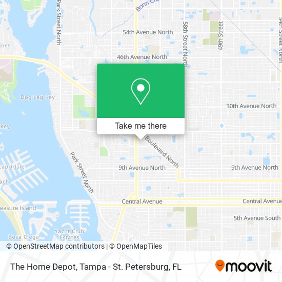 The Home Depot map