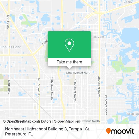 Northeast Highschool Building 3 map
