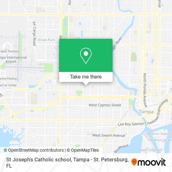 St Joseph's Catholic school map