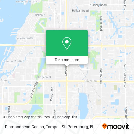 Diamondhead Casino map