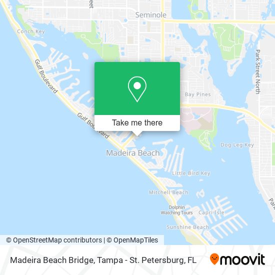 Mapa de Madeira Beach Bridge