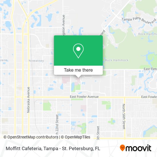 Moffitt Cafeteria map