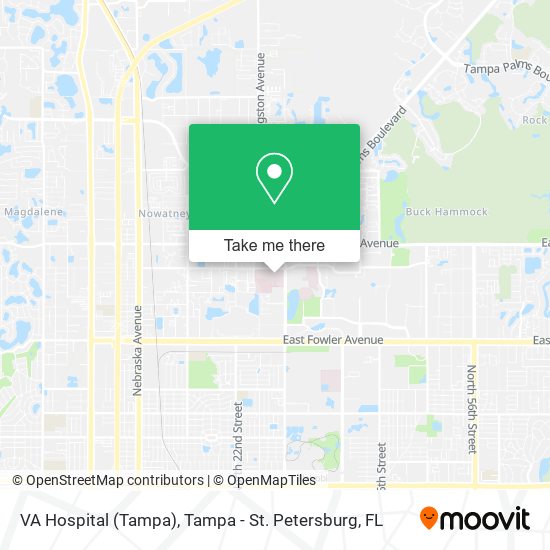 VA Hospital (Tampa) map