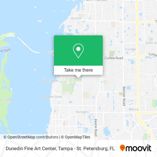 Dunedin Fine Art Center map