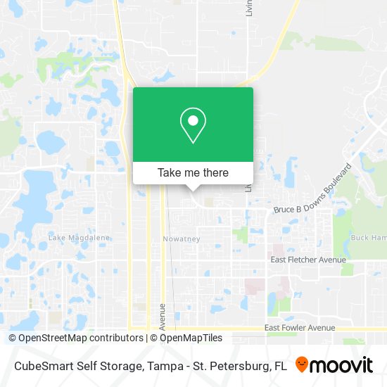 CubeSmart Self Storage map