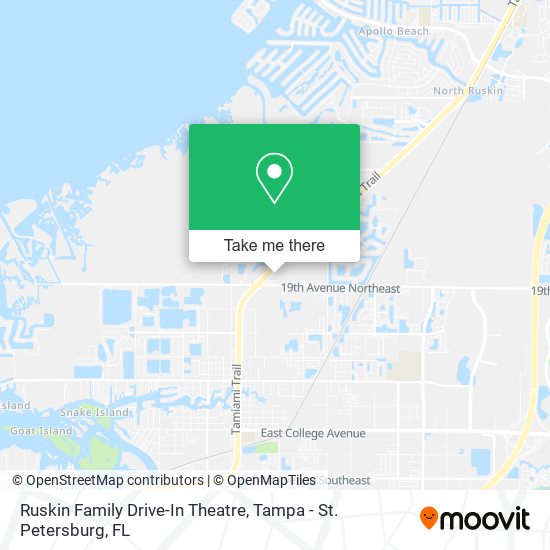 Ruskin Family Drive-In Theatre map