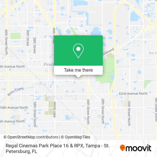 Regal Cinemas Park Place 16 & RPX map