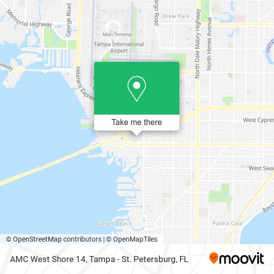Mapa de AMC West Shore 14