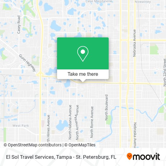 Mapa de El Sol Travel Services