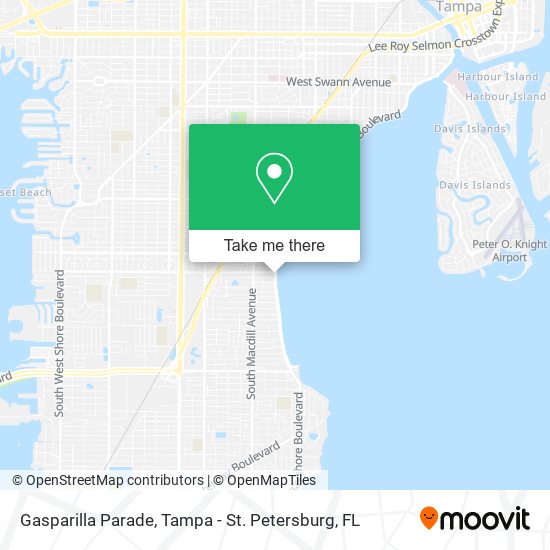 Mapa de Gasparilla Parade