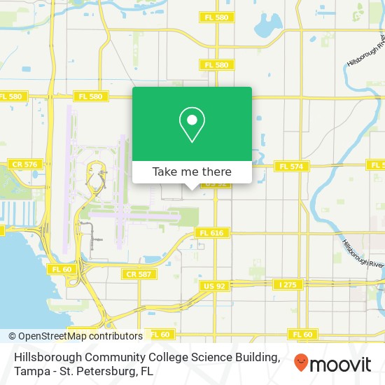 Mapa de Hillsborough Community College Science Building